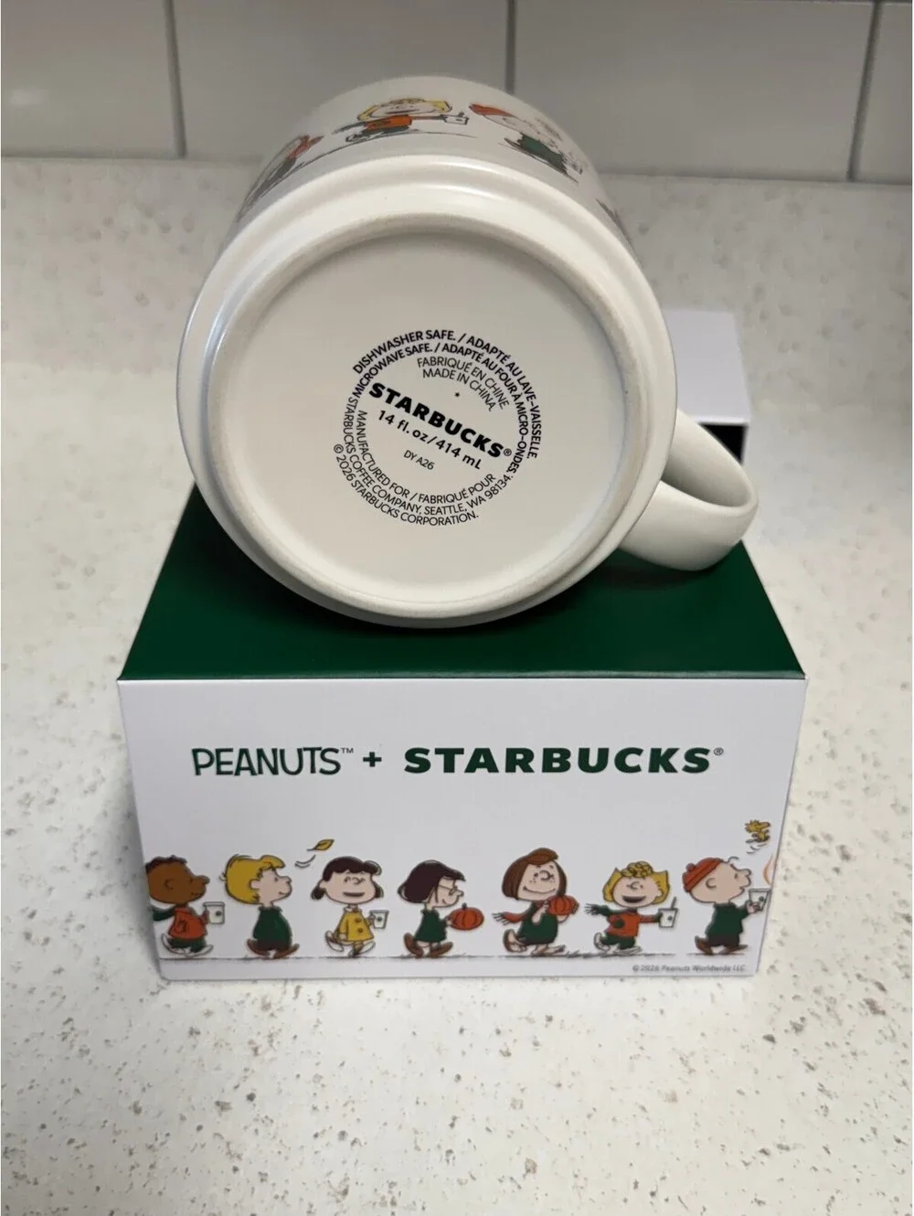 Starbucks x Peanuts Snoopy 14-ounce Ceramic Mug AUTHENTIC SHIPS NOW